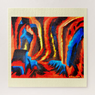 Innen eines Vulkans Puzzle