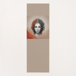 innen heraus lebendiges Mädchen Yogamatte