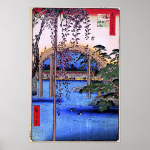 Innen Kameido Tenjin Shrine (亀 戸 天 神 内 境 Poster