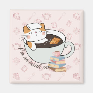 Innen Katzen Spa Magnet