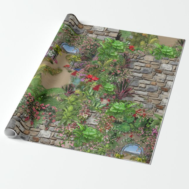 Innen, Natur im Freien im Blut Geschenkpapier (Ungerollt)