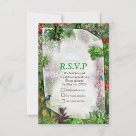 Innen, Natur im Freien im Blut RSVP Karte
