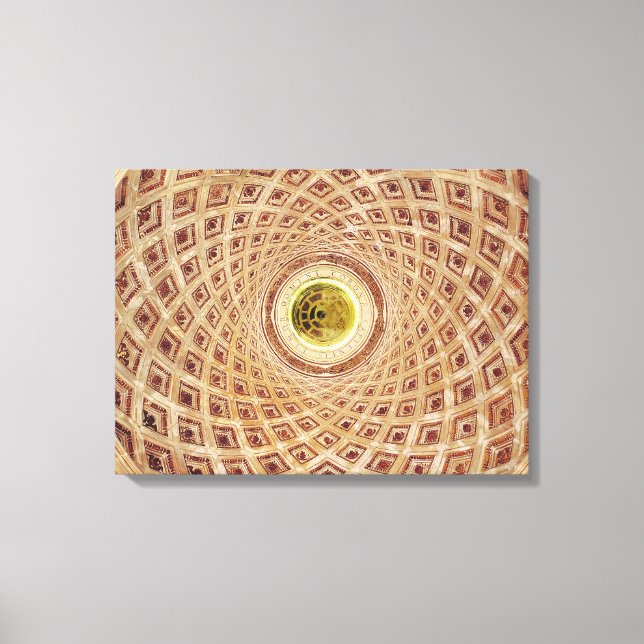 Innenansicht der Cupola in der Kapelle Leinwanddruck (Vorderseite)