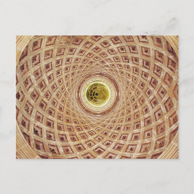Innenansicht der Cupola in der Kapelle Postkarte (Vorderseite)