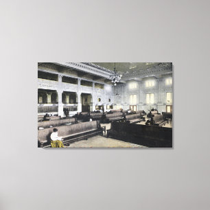 Innenansicht der Gewerkschaft Leinwanddruck