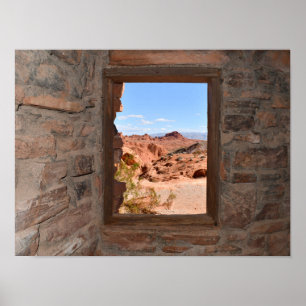 Innenansicht der Kabine des Valley of Fire  Poster