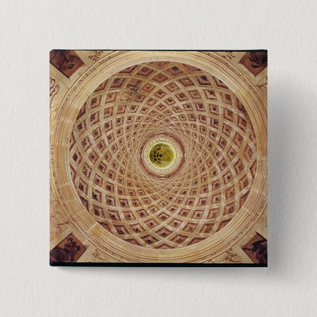 Innenansicht der Kuppel in der Kapelle Button (Vorderseite)