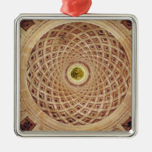 Innenansicht der Kuppel in der Kapelle Silbernes Ornament