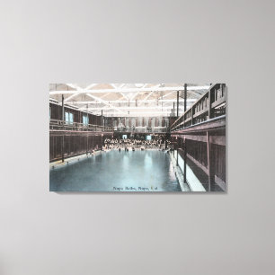 Innenansicht der Napa-BäderNapa, CA Leinwanddruck