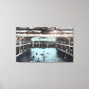 Innenansicht der Nerides Salzwasser-Bäder Leinwanddruck