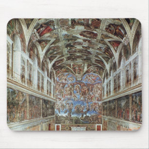 Innenansicht der Sistine Kapelle Mousepad