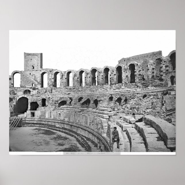 Innenansicht des Amphitheaters Poster (Vorne)