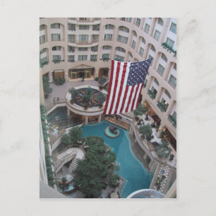 Innenansicht des Grand Hyatt in Washington DC Postkarte