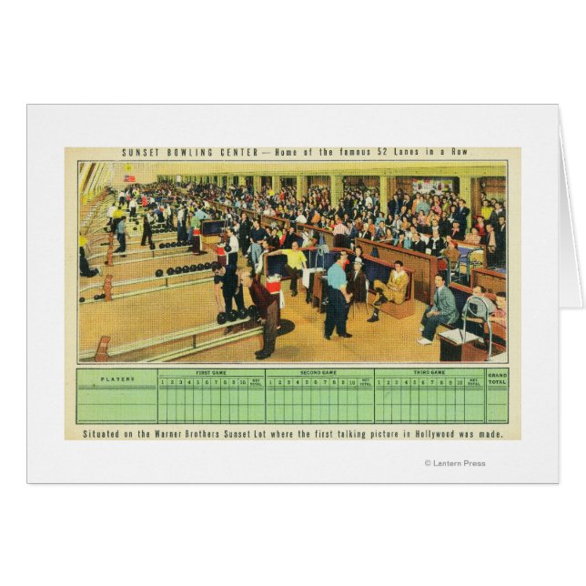 Innenansicht des Sunset Bowling Centre (Vorderseite (Horizontal))