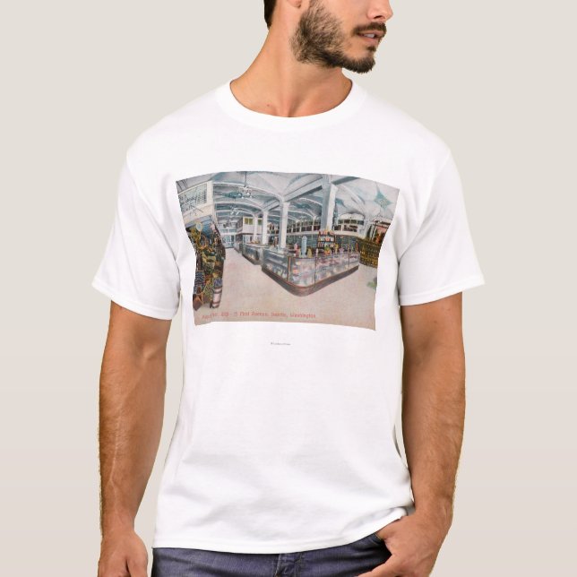 Innenansicht von Augustine u. Kyer Bäckerei T-Shirt (Vorderseite)