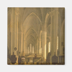 Innenansicht von Johannes Kirche in Hamburg Magnet