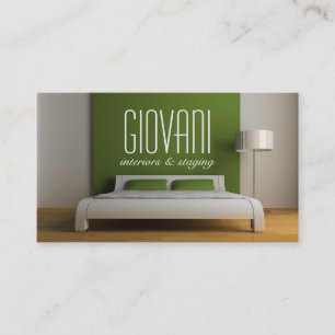 Innenarchitekt-Schablonen-Visitenkarte Visitenkarte