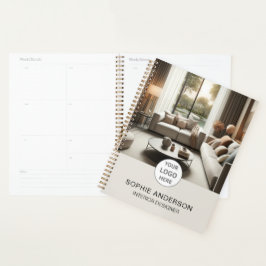 Innenausstatter Custom Logo Foto Neutral Beige Planer