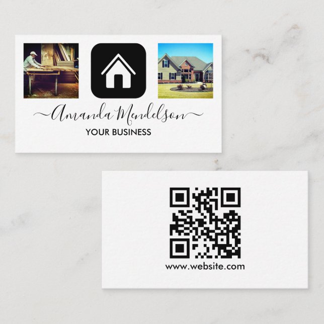  Innenausstattungsmöbel Anwesen Agent Gebäude Visitenkarte (Vorne/Hinten)