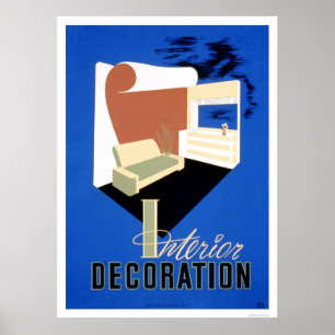 Innendekoration 1940 WPA Poster