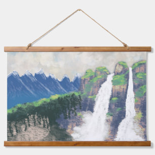 Innendekoration der Wand Wandteppich Mit Holzrahmen