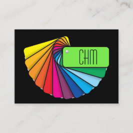 Innendekoration / Designer / Farbe Visitenkarte