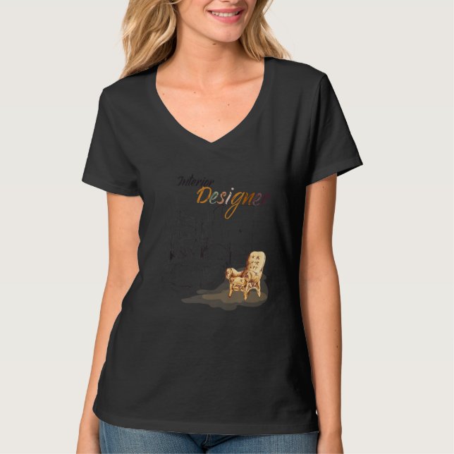 Innendesigner Definition Cooles Innendesign T-Shirt (Vorderseite)