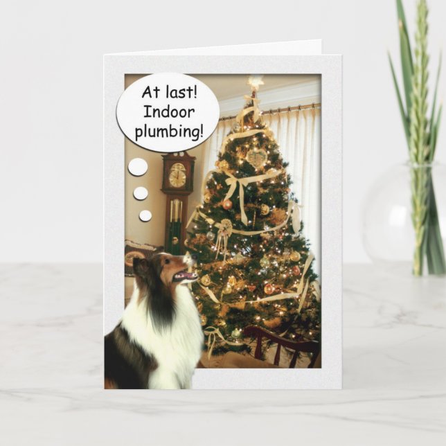 Inneneinrichtung Feiertagskarte (Vorderseite)