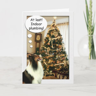 Inneneinrichtung Feiertagskarte