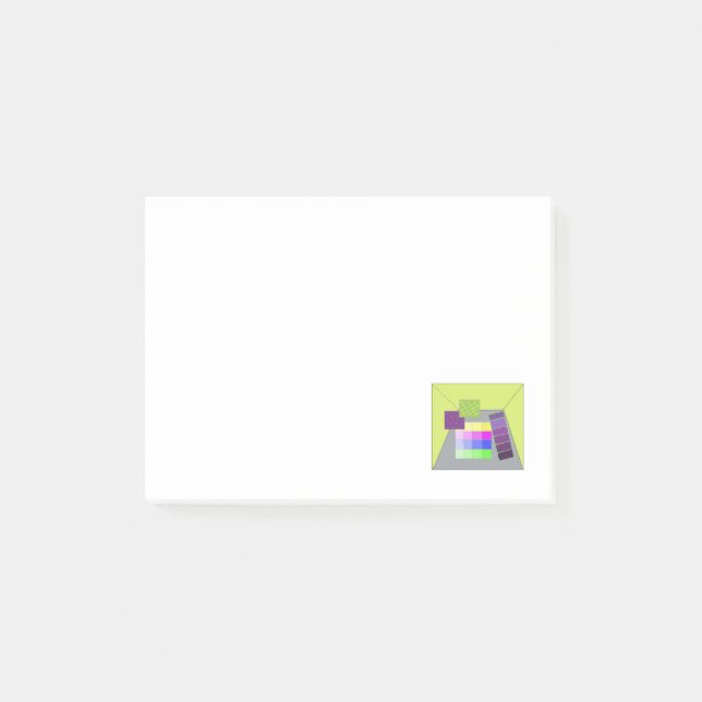 Inneneinrichtung Post-it Klebezettel (Vorderseite)