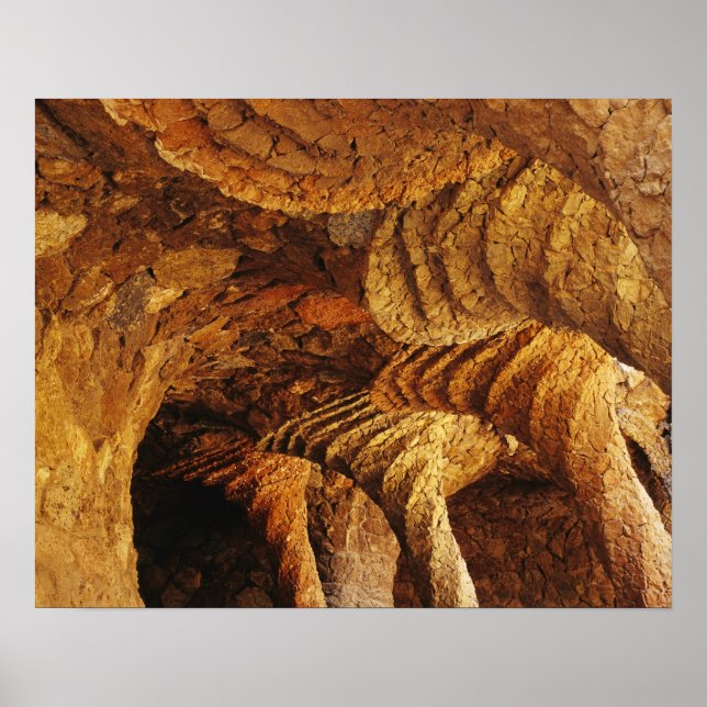 Innengewölbe (Stein) Poster (Vorne)