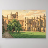 Innenhof der Universität Oxford