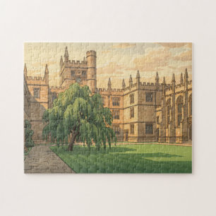 Innenhof der Universität Oxford Puzzle