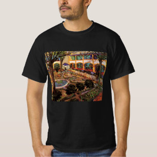 Innenhof des Hospitals in Arles von Vincent van Go T-Shirt