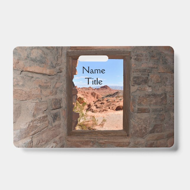 Innenkabine mit Aussicht auf das Feuertal Ausweis (Front)