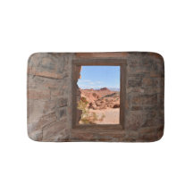 Innenkabine mit Aussicht auf das Feuertal