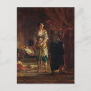 Innenministerium eines Harem in Oran, c.1847 Postkarte