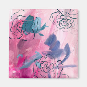 Innenmusik - Blumenskizze Magnet