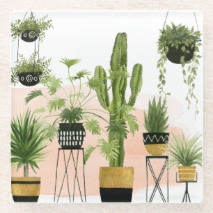 Innenoase Glasuntersetzer