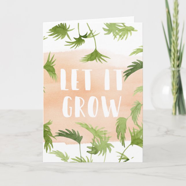 Innenoase | ließ es wachsen karte (Vorderseite)