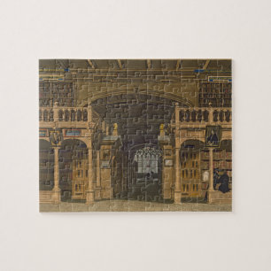 Innenraum der Bodleian Bibliothek, Illustration Puzzle