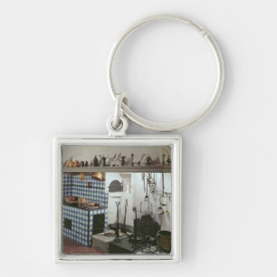 Innenraum der Küche des Hotels de Cabris Schlüsselanhänger