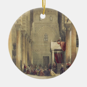Innenraum der Moschee des Metwalys, Kairo, für Keramikornament