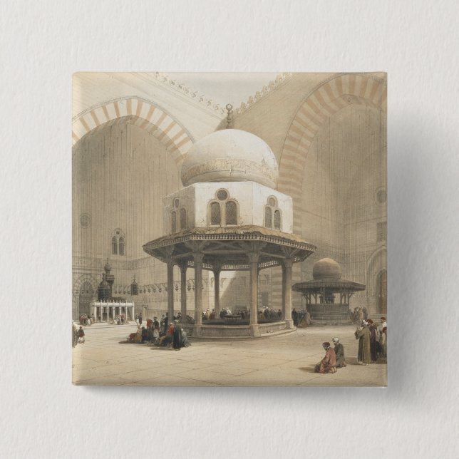 Innenraum der Moschee des Sultans-EL Ghoree, Ca Button (Vorderseite)