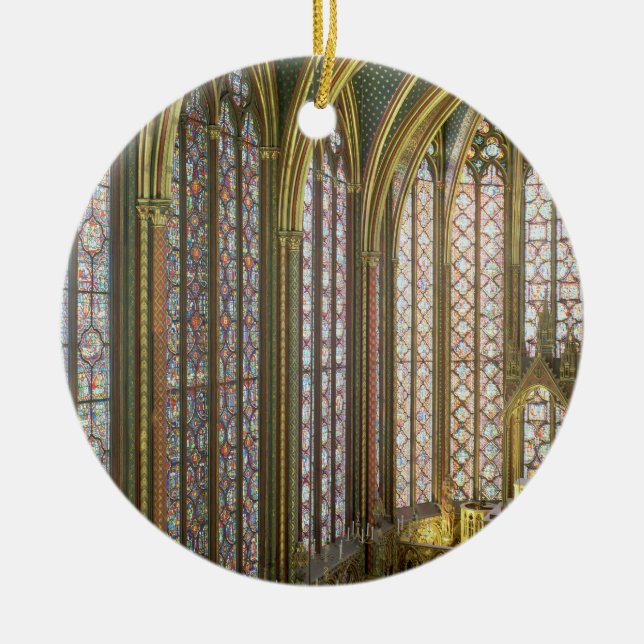 Innenraum der oberen Kapelle, die, angefangen 1 Keramikornament (Vorne)