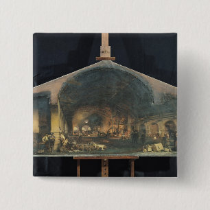 Innenraum der Schmiede bei Fourchambault Button