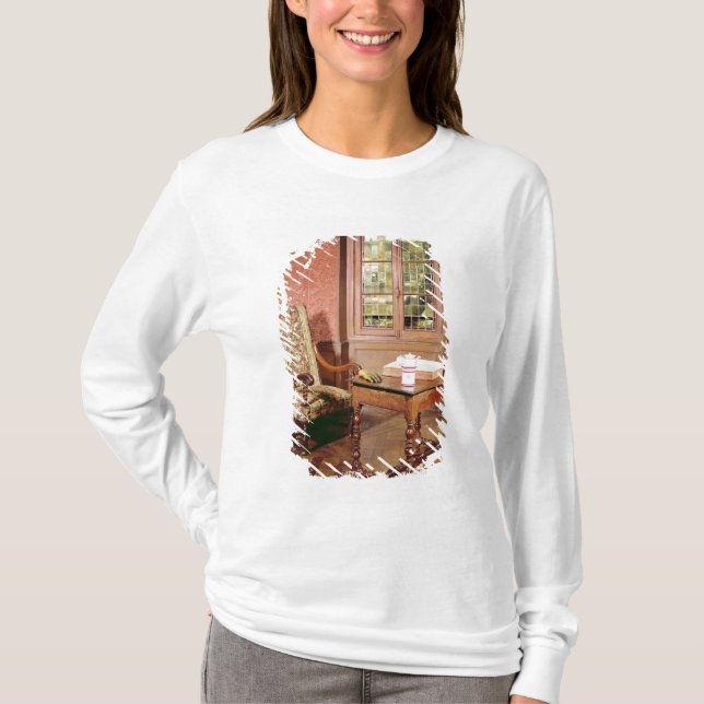 Innenraum der Studie von Honore de Balzac T-Shirt (Vorderseite)