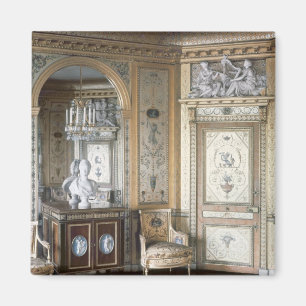 Innenraum des Boudoirs von Marie Antoinette Magnet