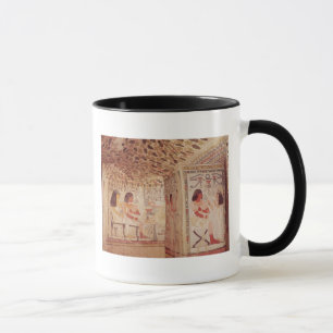 Innenraum des Grabs von Sennefer, neues Königreic Tasse