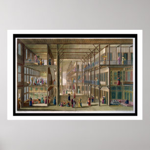 Innenraum des Harems des großen Lords von Constan Poster